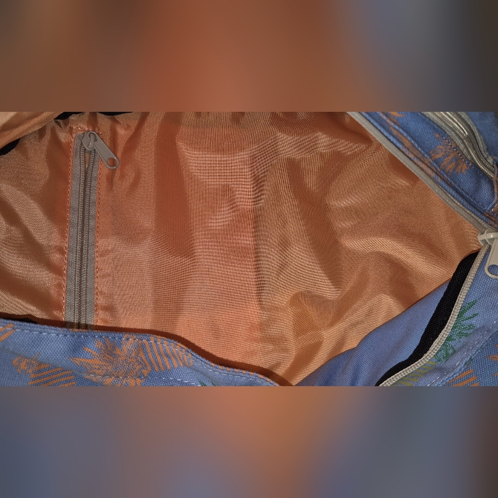 KAVU Rope Bag with Blue and Orange Pattern - Picture 7 of 7